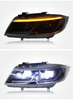 Car Headlights For BMW 3 E90/E91 2005-2012 Spoon Styling LED Daytime Lights Dual Projector DRL Car Accesorios Modified - Image 4