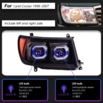 For Toyota Land Cruiser Headlights 1998-2007 LC100 Head Lamps DRL Dynamic Turn Signal High Beam Projector - Image 6