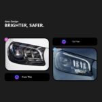 Car Styling Head Lamp for Benz GLS W167 Headlights 20 20-20 24 GLS LED Daytime Headlight - Image 2