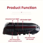 Car Lights For Toyota RAV4 20 20-20 22 Tail Lamp Assembly LED Running Horse Running Lamp Streamer Turn Light - Image 3