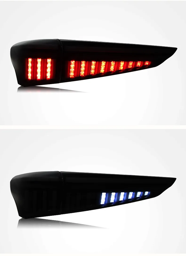 Taillight Assembly For Toyota CROWN/4th Highlander 20 22 Rear LED DRL Moving Turn Signal Brake Tail Lamps Reverse Lights