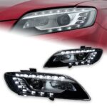 Headlight For AUDI Q7 LED Headlight 2006-2009 Headlights Q7 Tear Eye Style LED Daytime Running Lights Front Signal Lamp