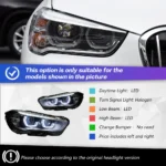 LED Headlights For BMW X1 F48 20 16-20 19 F49 LED Daytime Lights Front Lamp LED Headlight Turn Signal Light - Image 7