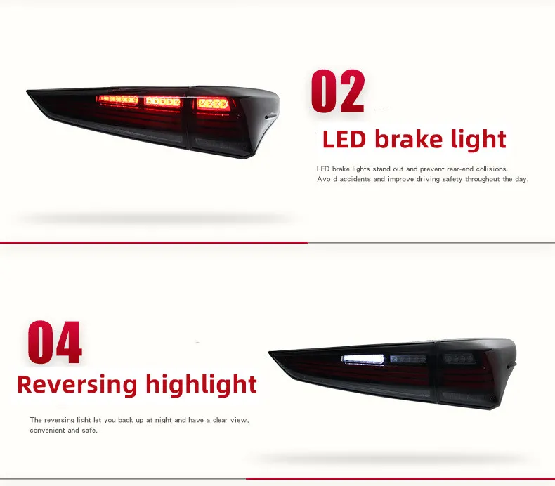 Car Taillight For Highlander 4th 20 22 Kluger LED Taillight Assembly Driving Light DRL Streamer Turn Light Accessory