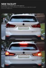 Car Tail Lights For BMW X1 F48 20 16-20 21 LCI Style LED DRL Running Signal Brake Reversing Parking Taillight - Image 5