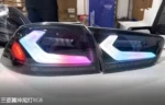 Auto Rear Stop Taillights For Mitsubishi Lancer EX EVO 2008-20 21 LED Taillight Assembly RGB Style Signal Lights Reverse Brake - Image 5