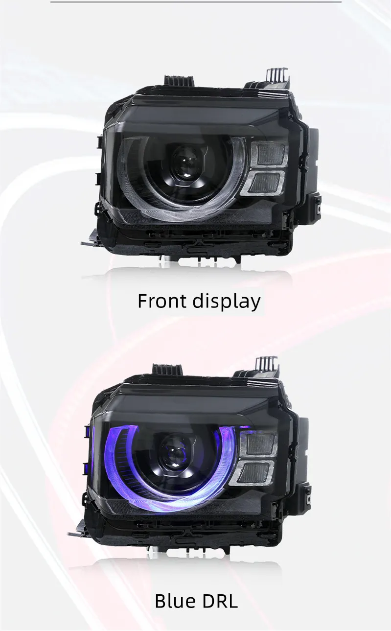 For Chery Jetour Traveler 2023-2025 T2 Headlight Assembly Modified Defender Style LED Daytime Running Light Turn Signal