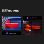 LED Taillight for BMW X5 LED Tail Light 2007-2013 E70 Rear Lamp Dynamic Turn Signal Highlight Reversing Brake - Image 2