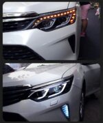 Automobile Headlights For Toyota Camry JP 20 15-20 17 LED Crown Style Driving Lights Turn Signal Lights Upgrade - Image 3