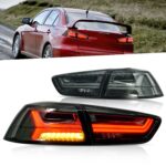 Auto Tuning Taillights For Mitsubishi Lancer EX 20 08-20 18 Tail Lamp LED Assembly Streaming Turn Signal Lights Fish Bone Style - Image 4