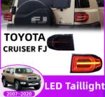 Auto Rear Lamp For Toyota FJ Cruiser LED Taillight 20 07-20 20 LED Assembly Brake Lights Streamer Signal Highlight