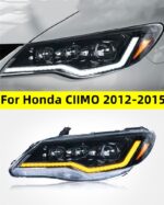 Headlight All LED for Honda CIIMO 20 12-20 15 Japanese Civic FD2 LED Daytime Light Turn Signal Headlights