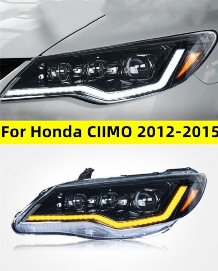 Headlight All LED for Honda CIIMO 20 12-20 15 Japanese Civic FD2 LED Daytime Light Turn Signal Headlights