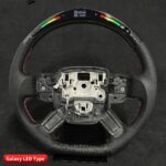 Car Carbon Fiber Steering Wheel for Range Rover LED Smart Racing Performance Wheel Steering System - Image 3
