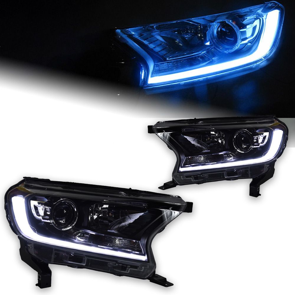 41e4f6f4-362e-42d6-a736-9058eeb365e5 Headlights For Ford Everest Headlights 20 16-20 18 New Ranger LED Headlight LED DRL Hid Bi Xenon Autolight - Image 1