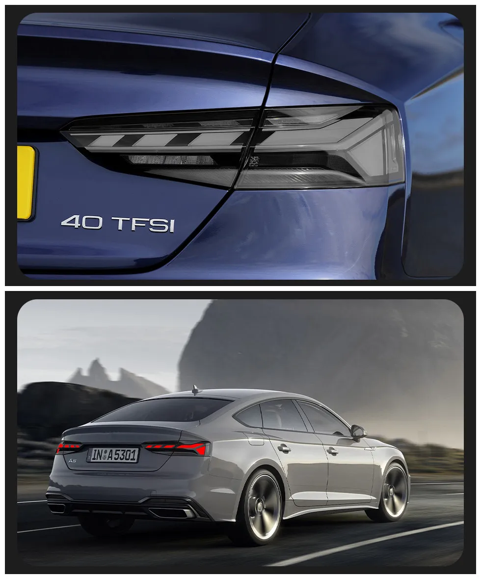 Car Tail Lights for Audi A5 Tail Lamp 20 17-20 20 S5 LED Taillight Animation DRL Dynamic Signal Reverese Light