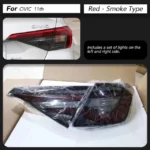 Auto Taillight For Honda CIVIC 11th Tail light 20 22-2024 Eagle Eye Styling LED Taillight Assembly Rear Brake Reverse Lights - Image 7