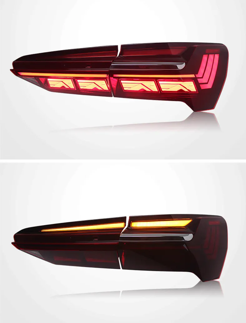 Taillight Assembly for AUDI A6L C8 2019-2024 Modified Horch Version Dynamic Through-type Driving Flow Turning Taillight