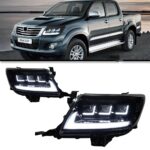 Car LED Lights Upgrade For Toyota Hilux VIGO LED Headlight 2011-2014 Front Lights Dynamic Signal Head Lamp - Image 2