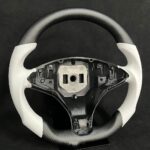 Carbon Fiber LED Driving Wheel for Tesla Model S LED Performance Steering Wheel - Image 3