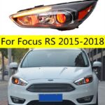 Car Lights For Focus RS 20 15-20 18 LED Auto Headlights Assembly Upgrade ST Design Evil Eyes Bicofal Lens Xenon Lamp Accessories