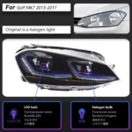 Car LED Daytime Running Lights For VW golf 7 MK7 LED Head Light 2013-20 17 Headlight 7.5 GTI Low Beam Front Lamp - Image 9