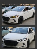 Car Styling Head Lamp for Hyundai Elantra Headlights 20 16-20 20 New Elantra Headlight Brand Eagle Eye Running Lights - Image 4
