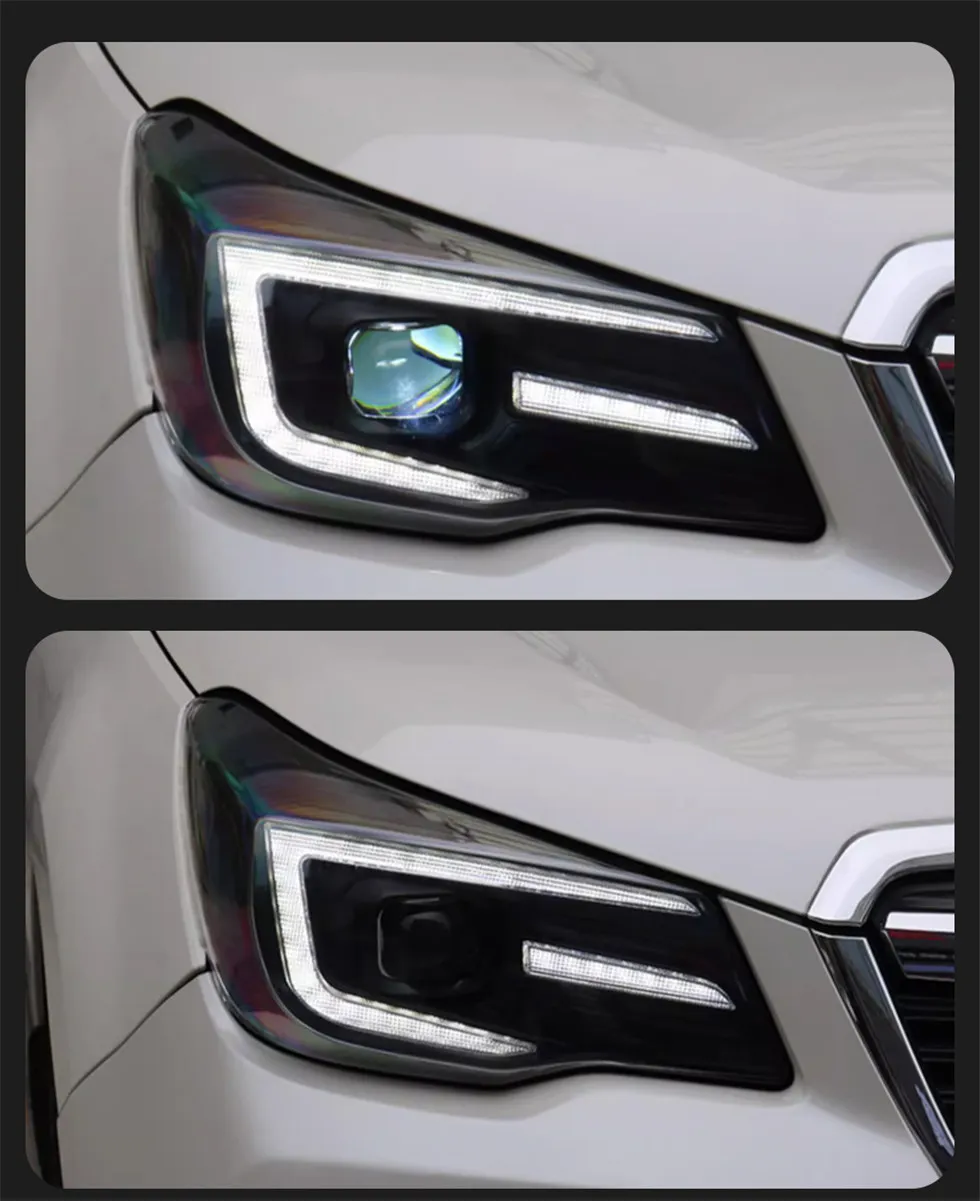 Head Lamp For Subaru Forester Headlights 2013-20 16 Upgrade Styling LED Daytime Lights DRL Turn Signal High Beam