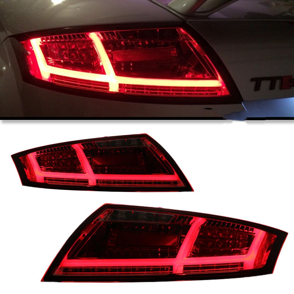 492855ca-7fa9-4ebe-b3fa-3731ee28d947 Taillights for AUDI TT 2006-2013 animation rear brake lamp Dynamic Signal Automotive Accessories - Image 1