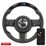 LED Performance Steering Wheels Display Compatible for Mazda RX8 II Real Carbon Fiber - Image 9
