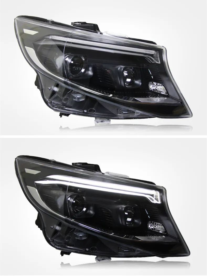 Headlight For BENZ VITO 20 18-2024 V260 Headlight Assembly Far and Near LED Flowing Light Turn Signal