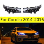 Car Lights For Corolla LED Headlight 20 14-20 16 Front Fog Lamp High Beam Headlights Turn Signal Driving Light