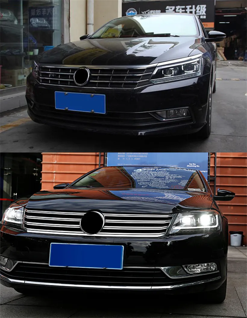 Car Parts LED Headlight Assembly for VW Passat B8 20 16-20 19 LED Turn Signal Lights High Beam Headlamp Facelift