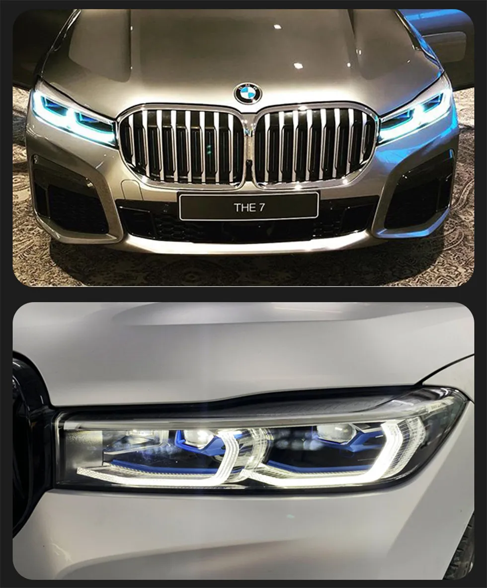 Car Lights For BMW 7 Series G11 Headlights G12 LCI Style LED Auto Headlight Assembly Upgrade
