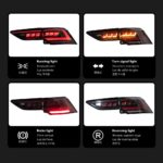 Taillights Assembly for Golf 8 20 20-2024 MK8 LED Tail Light Golf MK8 Rear Stop DRL Brake Reversing Light - Image 3