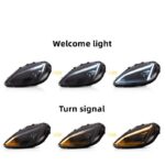 Car Head Lights Assembly For Chevrolet Corvette C6 LED Headlights 2005-2013 Dual Beam Lens Turn Signal Lights - Image 3