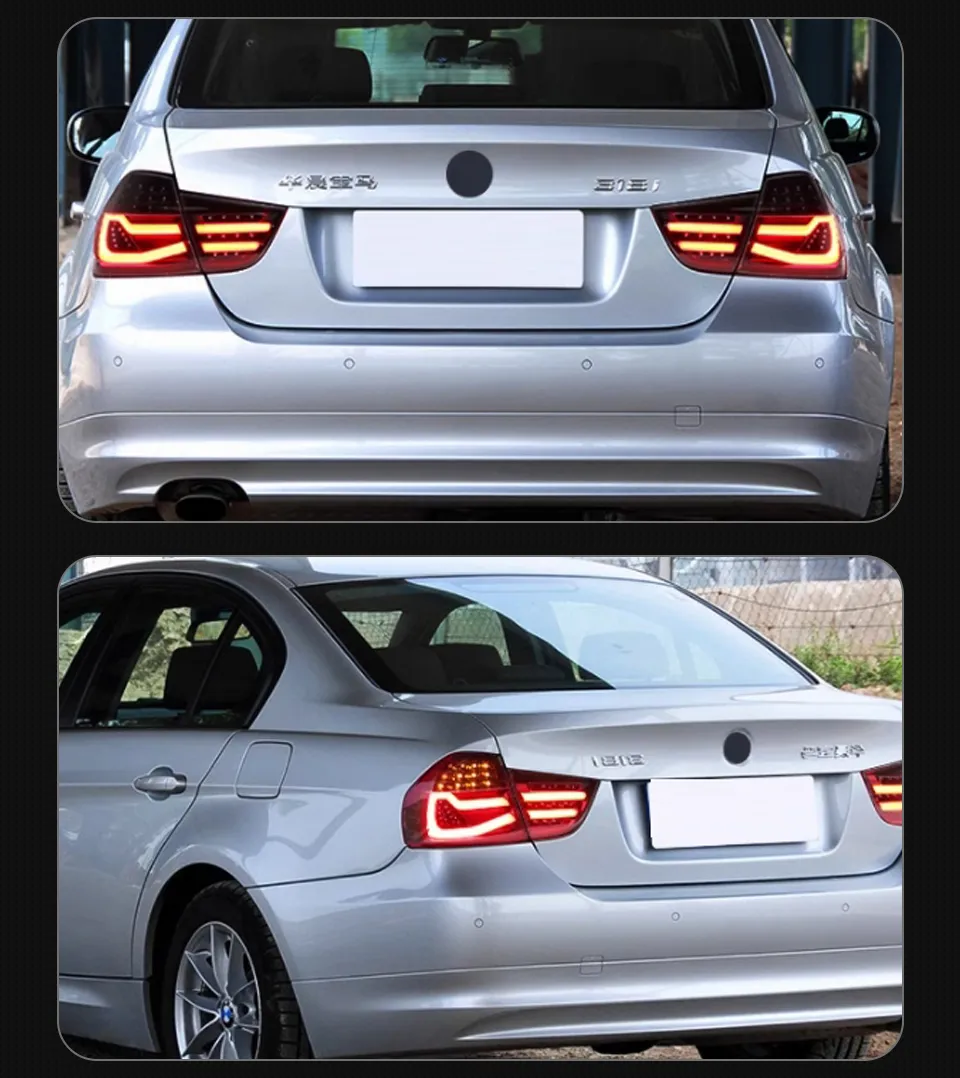 LED Taillight Assembly For BMW E90 2009-2012 320i 323i325i 330i Plug and Play LED Running Turning Brake Reverse Rear Tail lights