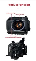 Car Headlights For Jetour Traveler Head Lights Modified Defender Style LED Streamer Signal Laser Headlights - Image 3