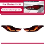 Car Taillight For Hyundai Elantra 20 11-20 16 Taillights Rear Lamp LED Turn Signal Lights Brake Reverse Accessory - Image 6