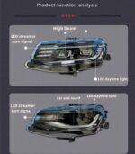 LED Headlight for Chevrolet Camaro 20 16-20 20 LED DRL LED Streamer Turn Signal Light Front Daytime Lights Headlamp - Image 3