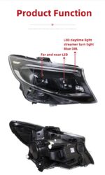 Headlight For BENZ VITO 20 18-2024 V260 Headlight Assembly Far and Near LED Flowing Light Turn Signal - Image 3