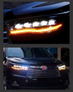 Car Headlights Accessory For New Kluger 20 15-20 18 Highlander Headlight LED Driving Lights High Beam Signal Lights - Image 4
