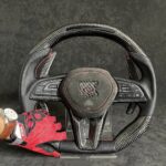 LED Performance Steering Wheel for Nissan GTR 35 GTR36 GTR35 Skyline R35 Carbon Fiber Driving Wheel - Image 3