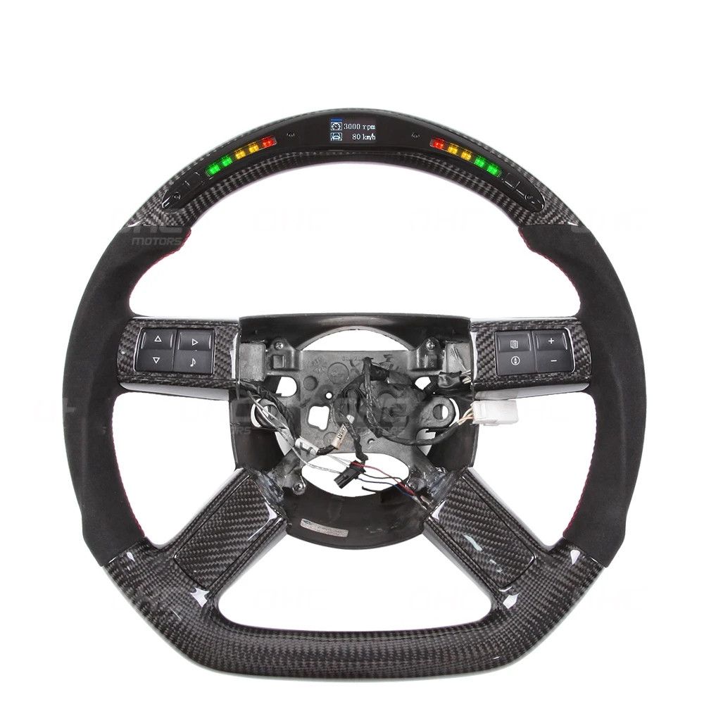 4f06f747-4bb1-4e8c-aa23-b76efe6aaa34 Car Driving Accessories Steering Wheels For Dodge Charger Challenger SRT Hellcat 300C Carbon Fiber Racing Wheel - Image 1