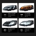 Car Lights Assembly for VW Jetta MK6 MK6 20 11-20 18 All LED Front Daytime Light Signal Headlight Accessories - Image 3
