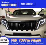 LED Headlight for Toyota Prado 2014-20 17 Angel Eye DRL Daytime Running Light Turn Signal Headlamp Assembly - Image 3