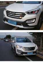 Car Light for Hyundai IX45 Headlights 2013-20 16 New Santa Fe Headlight Assembly Upgrade Signal Lamp Accessories - Image 4