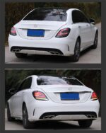Car Tail Lights For Benz W205 LED Taillihgt 2014-20 19 C180 C200 C260 C300 LED Dynamic Turn Signal Light Tail Lamp Assembly - Image 5