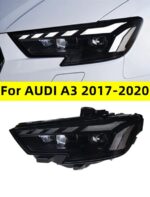 Car Styling Headlights for AUDI A3 20 17-20 20 LED Headlight Projector Lens Blue DRL Head Lamp Auto Accessories