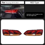 Car Tail Lights for VW Touareg 20 19-2023 LED Taillight Turn Signal Lamp Brake Light Rear Reverse Lights Assembly - Image 6